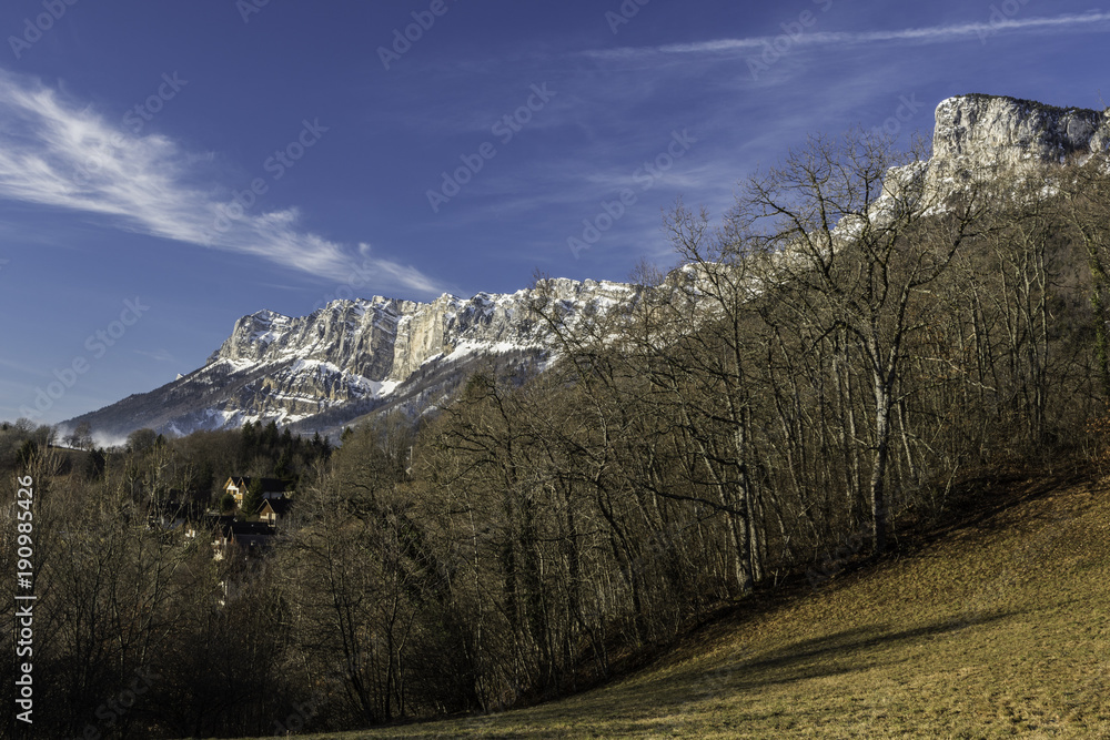 Fototapeta premium Massif de la Chartreuse - Isère.