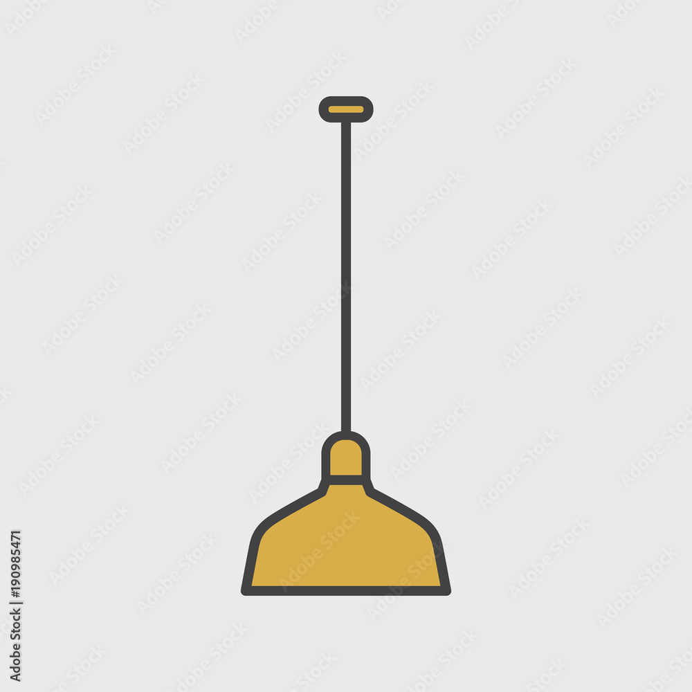 Illustration of lamp icon Illustration of lamp icon