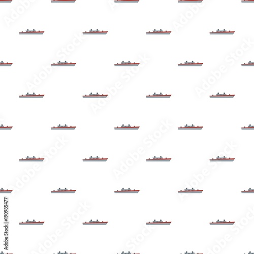Ship military pattern seamless in flat style for any design