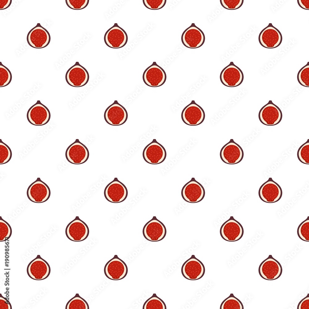 Fig pattern seamless in flat style for any design Fig pattern seamless in flat style for any design