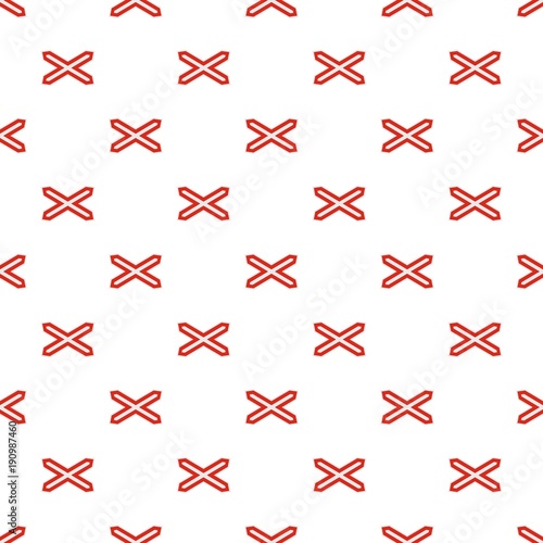 Crossed line pattern seamless in flat style for any design photo