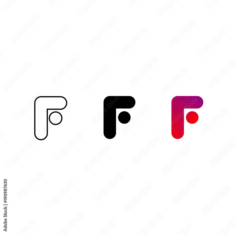 Letter F Logo Letter F Logo
