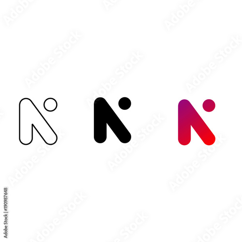 Letter N Logo photo