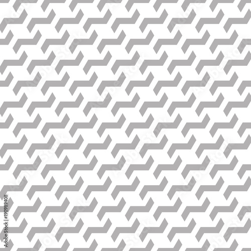 The geometric pattern with stripes. Seamless vector background. White and grey texture. Graphic modern pattern.
