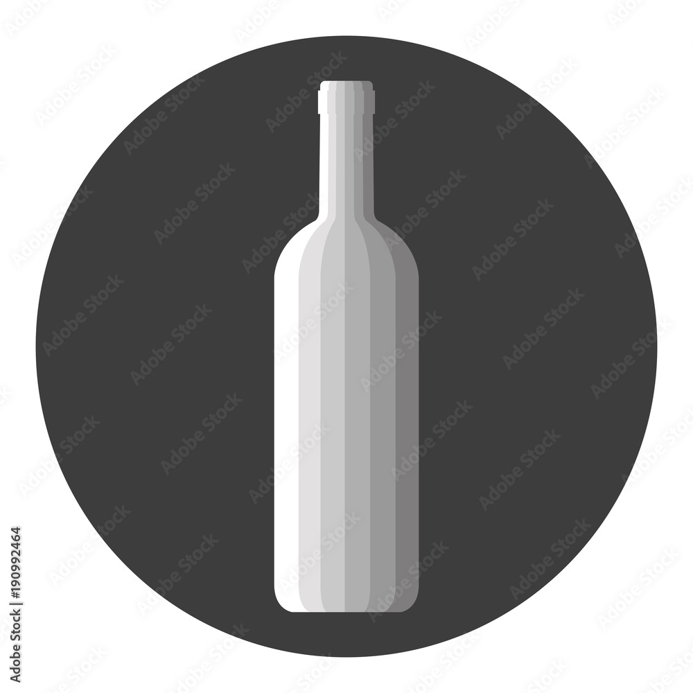 Icon with a picture of a wine bottle Icon with a picture of a wine bottle