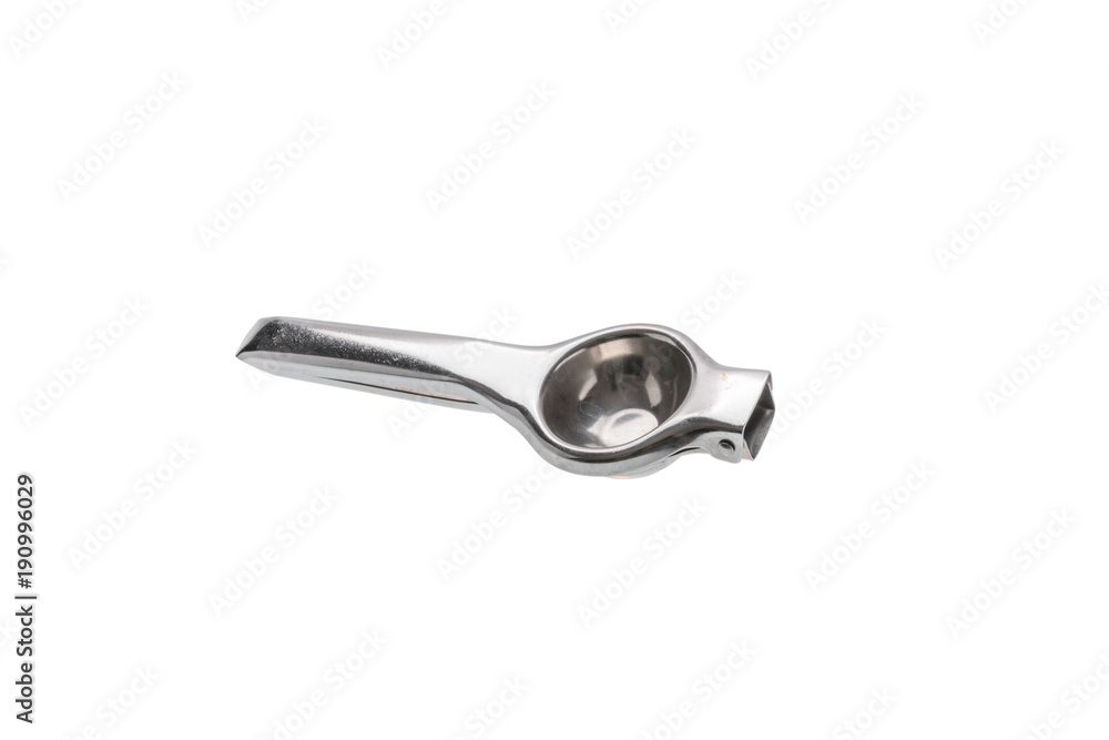 stainless squeezer isolated on white background with clipping path stainless squeezer isolated on white background with clipping path