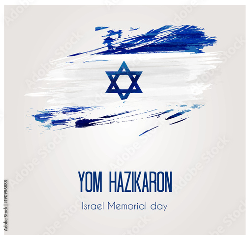 Israel Memorial day background