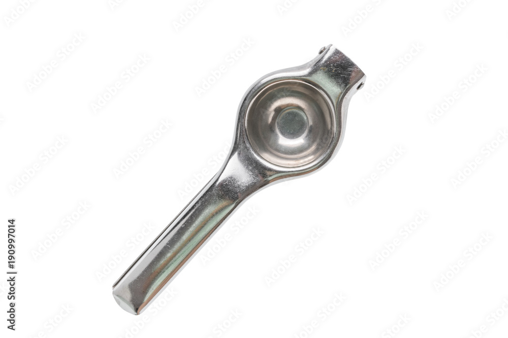 stainless squeezer isolated on white background with clipping path stainless squeezer isolated on white background with clipping path
