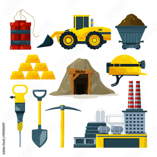 Vector tools for gold mining and minerals