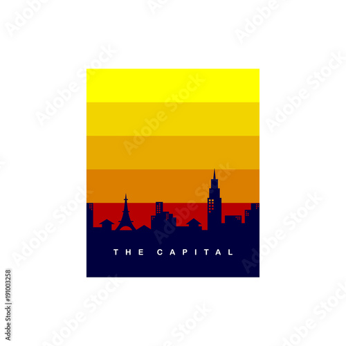 big city real estate realty logo template