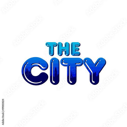 big city real estate realty logo template