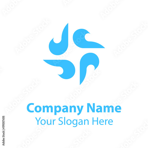 Abstract graphic icon, logo design template, symbol for company