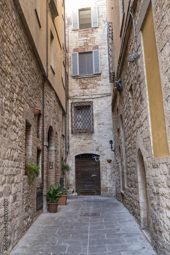 Old street of Todi  Umbria