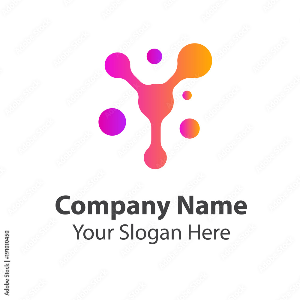 Abstract graphic icon, logo design template, symbol for company Abstract graphic icon, logo design template, symbol for company