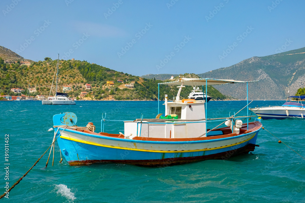 Traditional Greek fishing boat