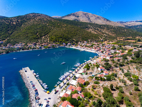 Cephalonia Island small port Agia Effimia yachts harbour photo