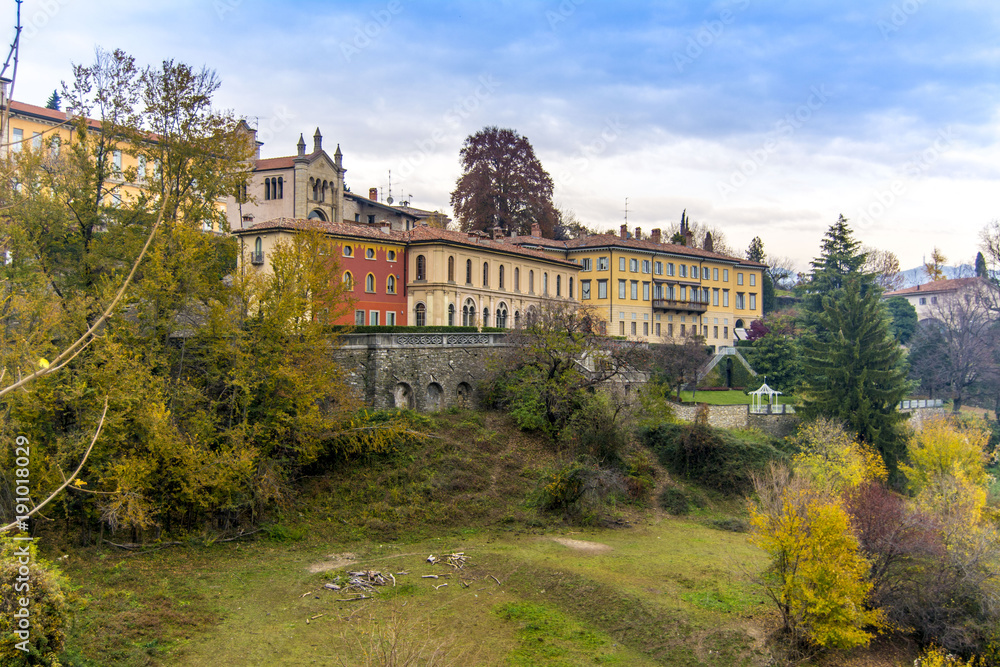 italy bergamo old town italy bergamo old town