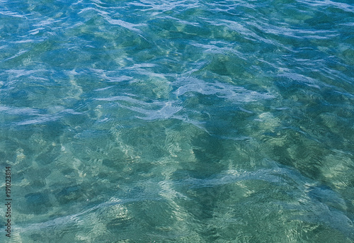 background sea, warm water