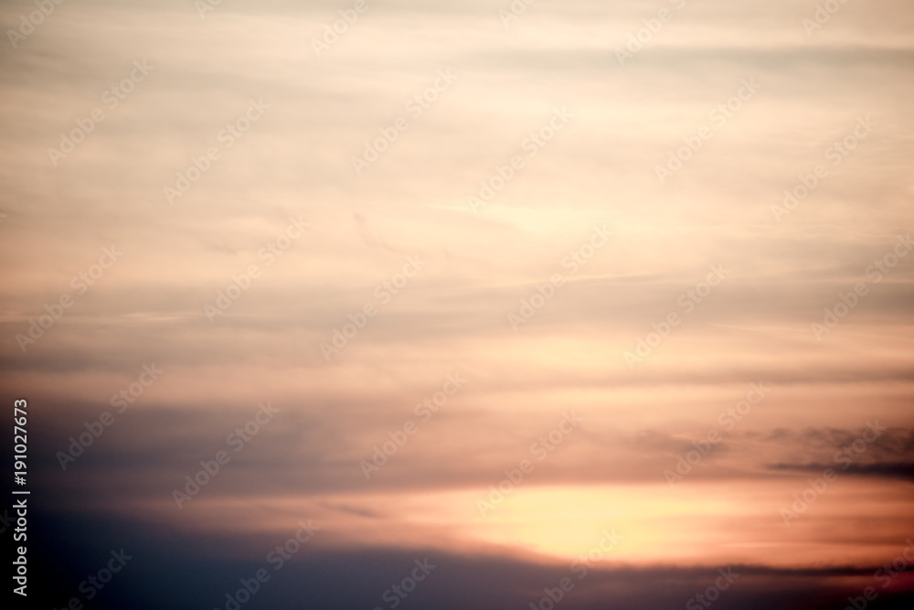 Abstract cloud sky celestial landscape background. Vintage photo toning