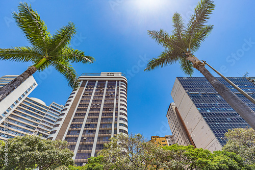 Belo Horizonte, Minas Gerais, Brazil. Buildings and sky photo