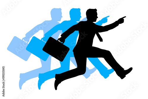 Running Business Man - 5