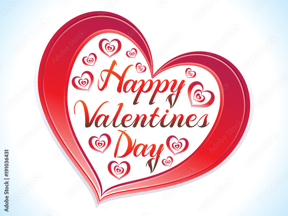 abstract artistic creative valentine day background