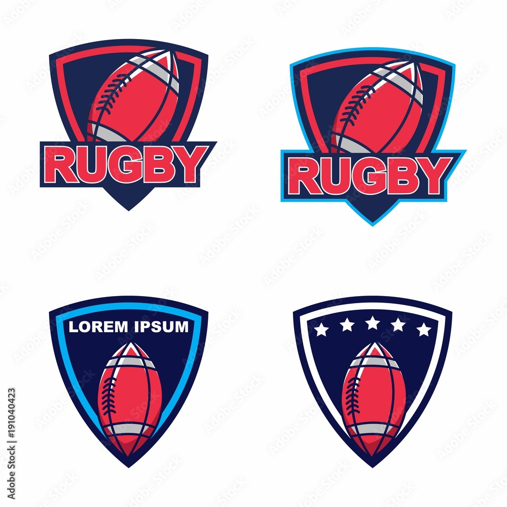 Rugby Logo, American Logo Sport