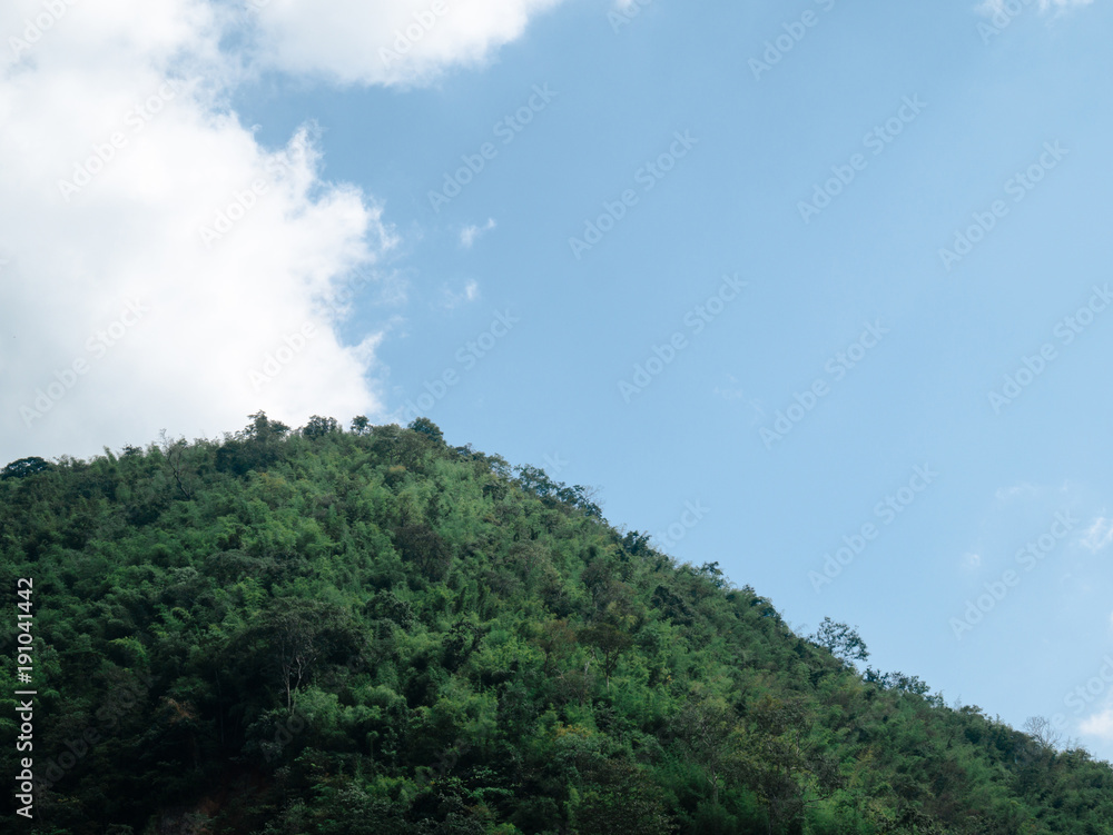 LandScape, Green Fresh Nature Background of Forest Mountains and Sky, Countryside of Thailand. LandScape, Green Fresh Nature Background of Forest Mountains and Sky, Countryside of Thailand.