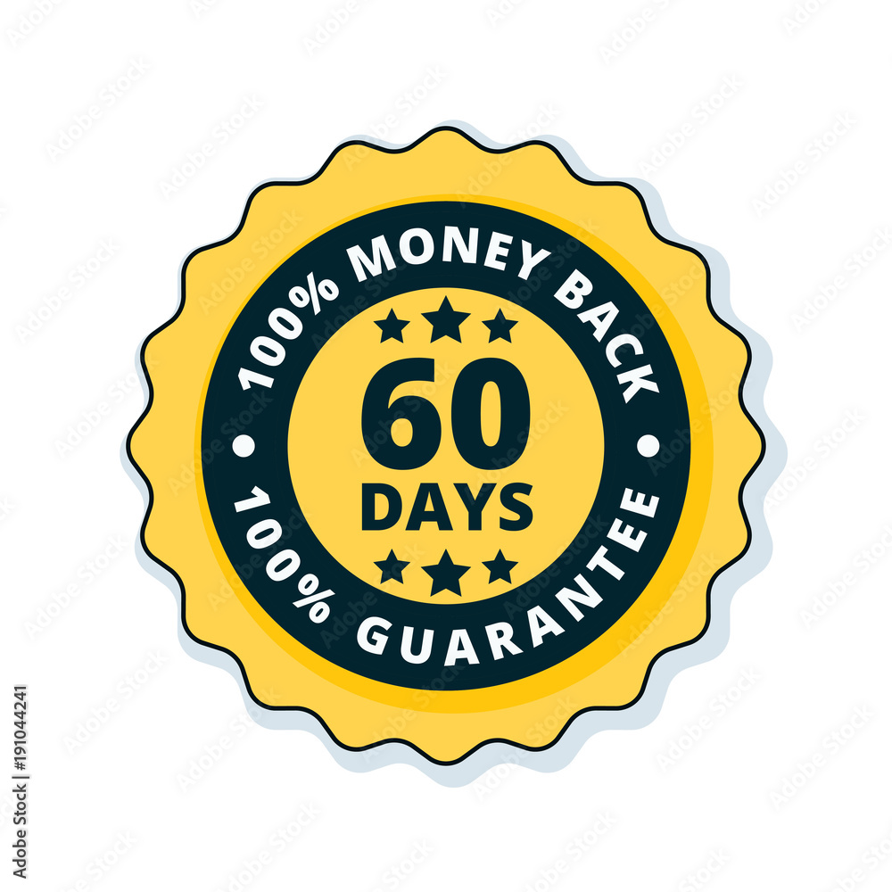 60 Days Money Back illustration 60 Days Money Back illustration