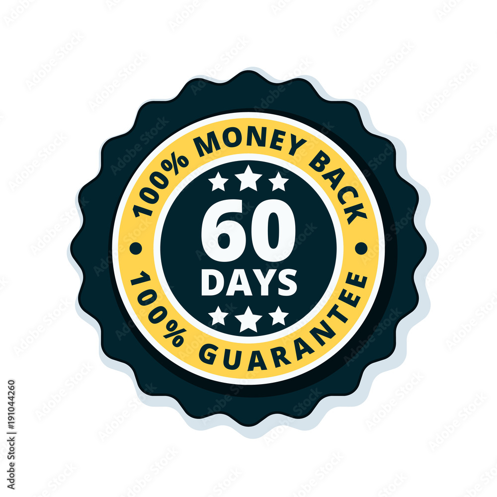60 Days Money Back illustration 60 Days Money Back illustration