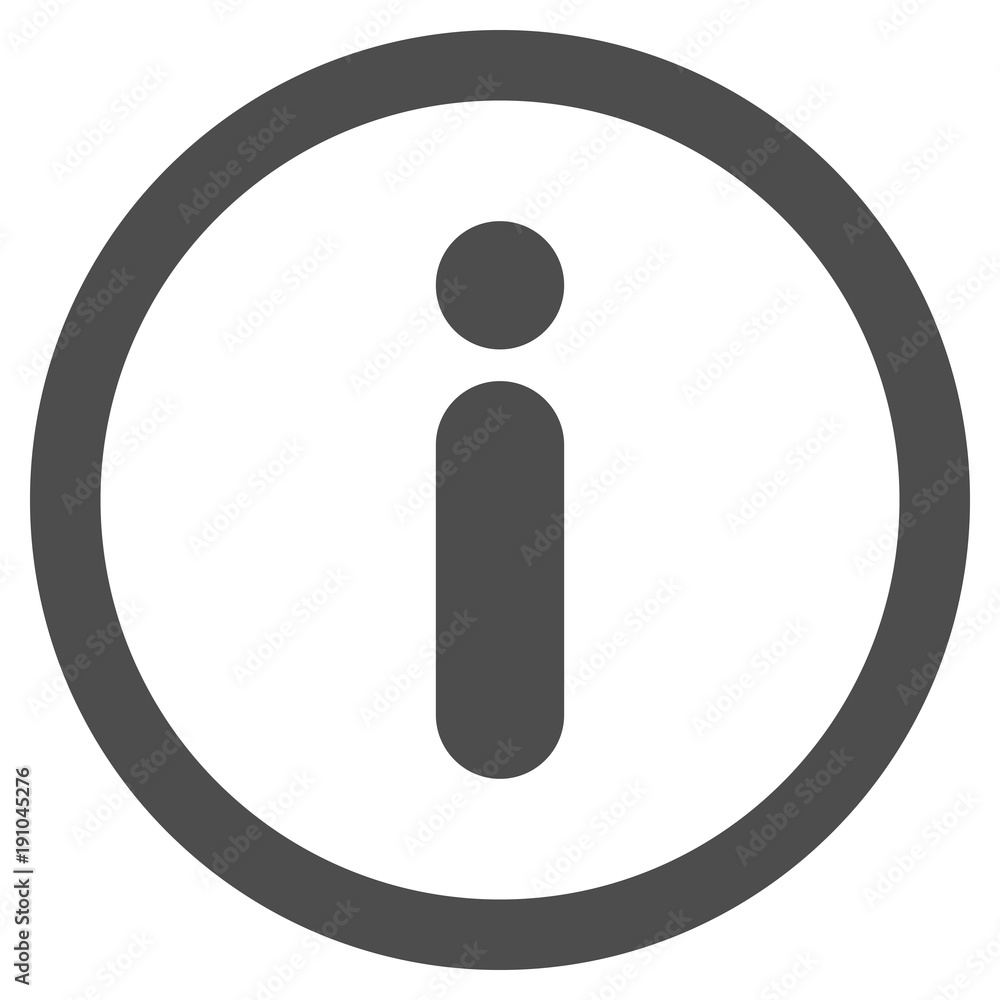 Info sign in circle. Vector icon. Info sign in circle. Vector icon.