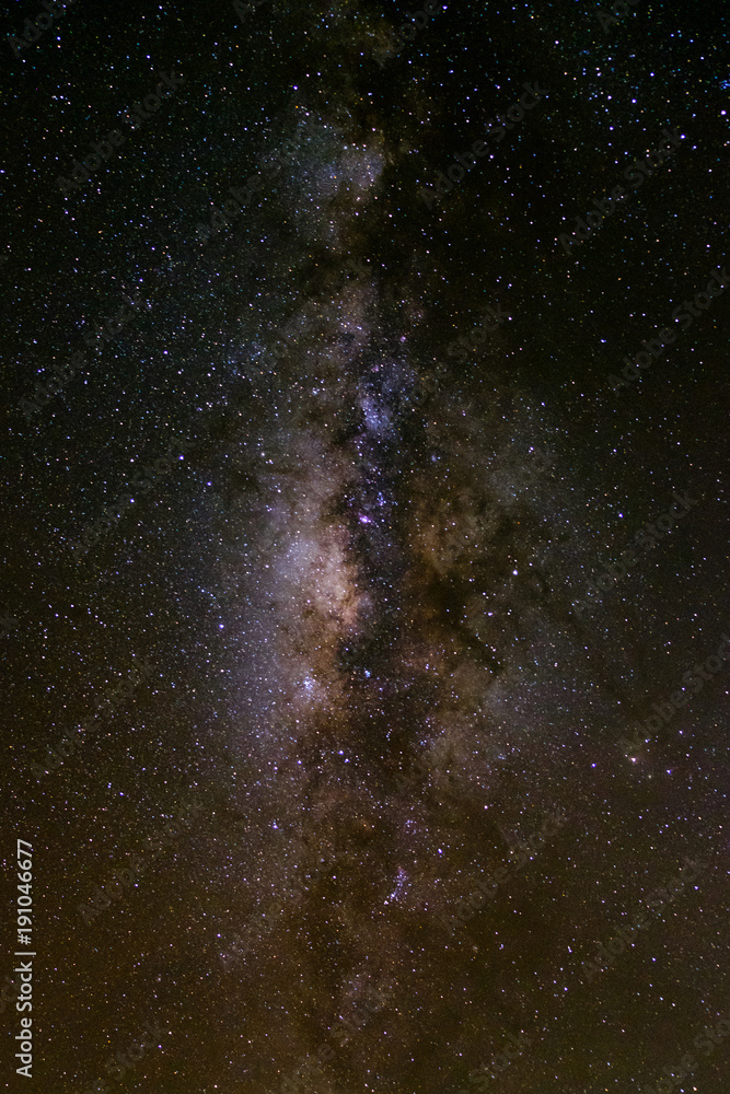 Fototapeta premium Milky way galaxy with stars and space dust in the universe