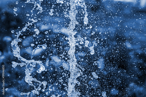 High speed water in motion, abstract image