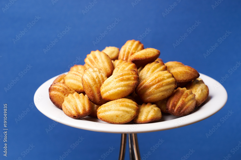 Fototapeta premium Homemade freshly baked cookies with walnuts