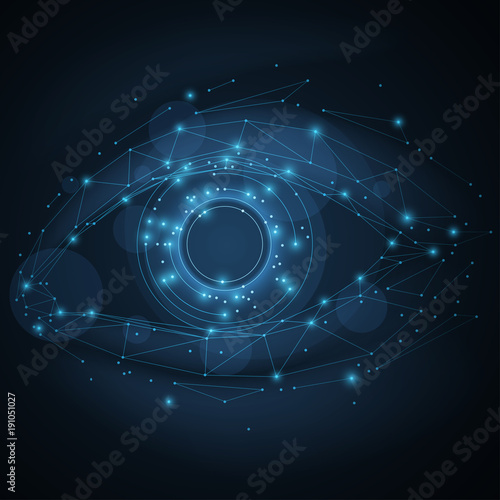 Technology eye illustration