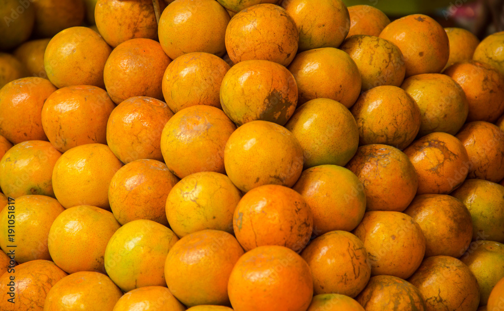 Closeup of  oranges
