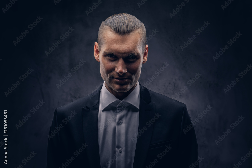 Fototapeta premium A stylish handsome caucasian man.