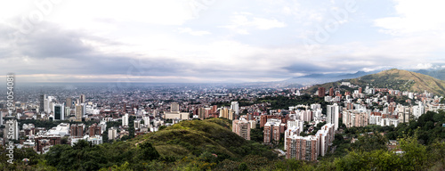 view over cali from tres cruces, Colombia photo