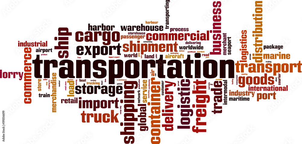 Transportation word cloud Transportation word cloud
