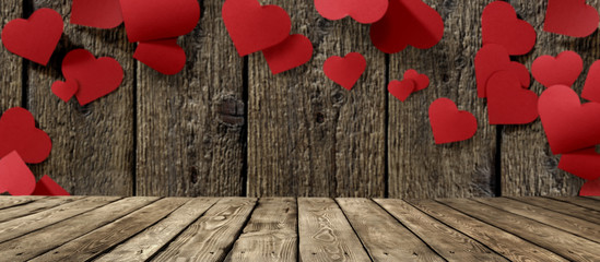 valentine day table background 