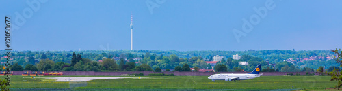 Flughafen Stuttgart mit Fernsehturm photo