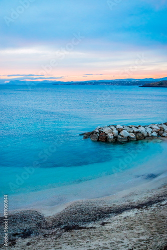 Coucher de soleil sur Six-Four depuis la Pointe du Carabinier