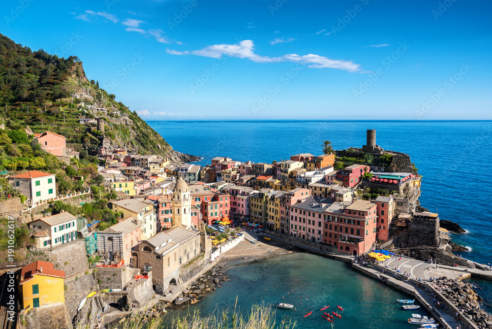 Vernazza, Cinque Terre (Italian Riviera, Liguria) amazing beautiful view