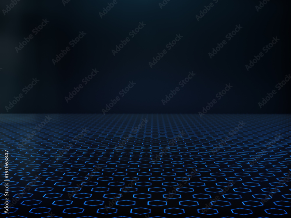 Empty room with light glow,abstract space.3D rendering Empty room with light glow,abstract space.3D rendering