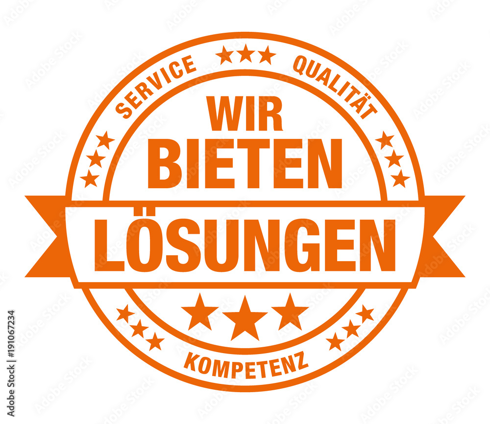Wir bieten Lösungen Wir bieten Lösungen