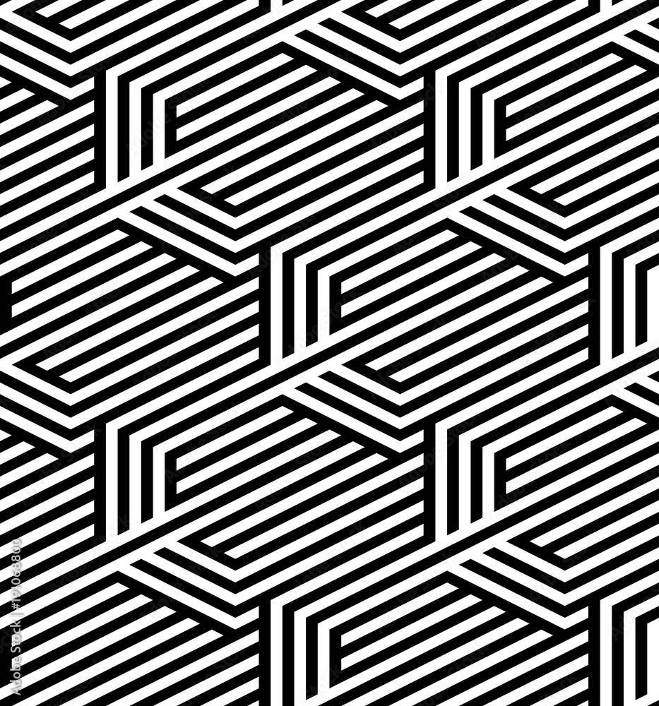 Vector seamless texture. Modern geometric background. Repeated pattern with rhombuses.