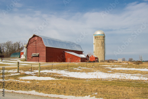 Big Red Barn and Silo