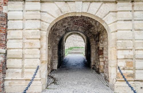 Belgrade  Serbia - July 29  2014  Entrance gate at Kalemegdan fortress