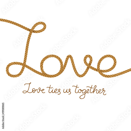 Rope vector ove theme
