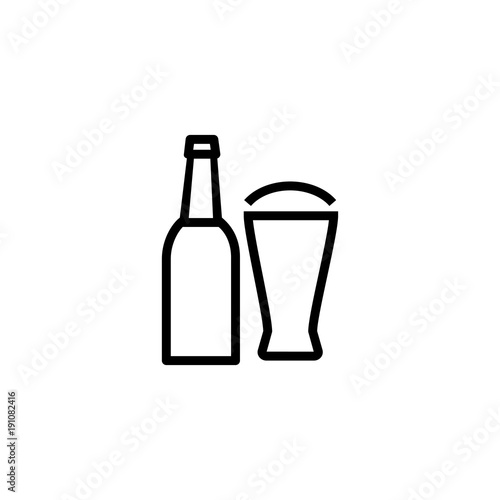 Beer Line Icon